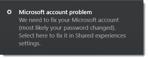 Microsoft Account Problem