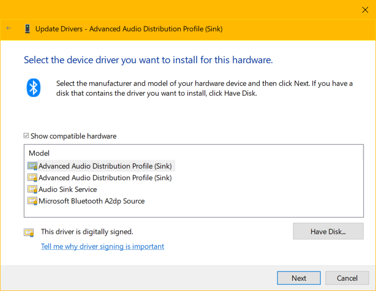 Microsoft Bluetooth Driver Windows 10