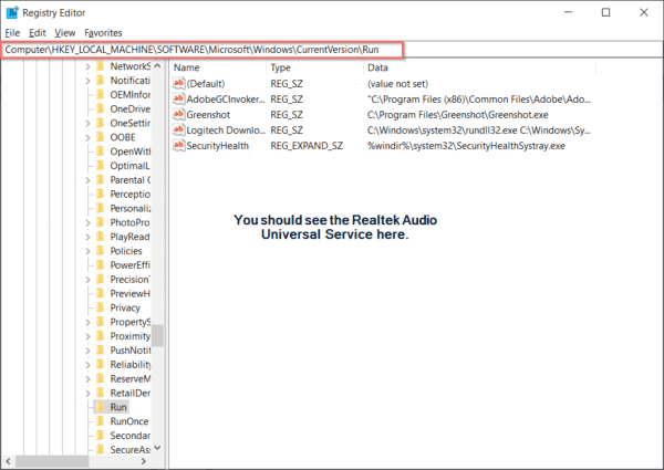 Realtek Audio Problem Windows 10 1903