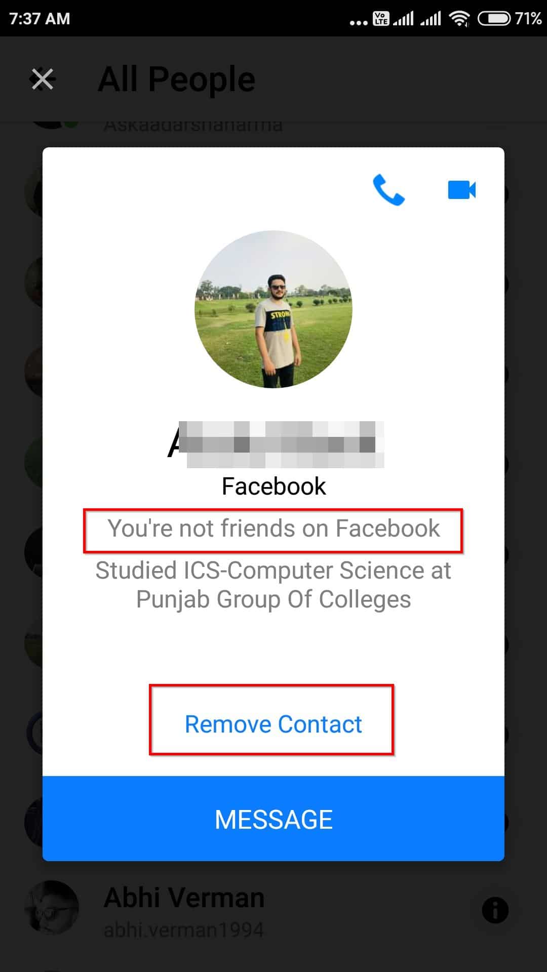 Remove Contact In Messenger In 2024