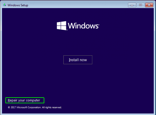 Windows 10 Repair Disk