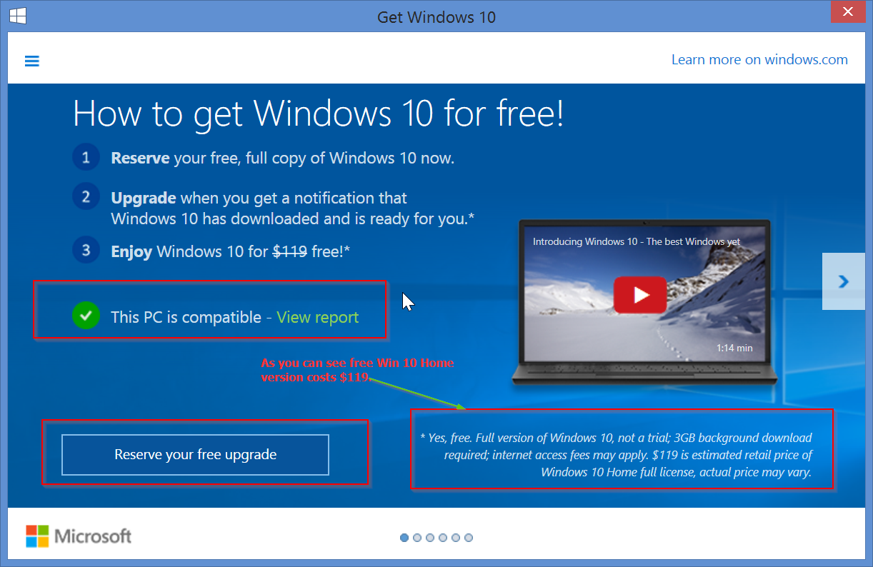 Get Windows 10 Upgrade For Free