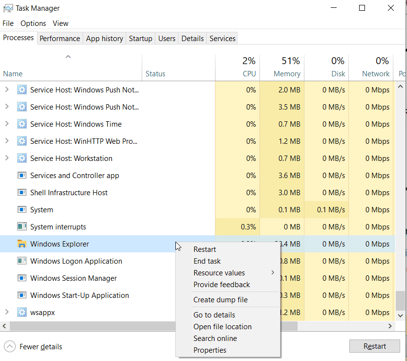 Restart Windows Explorer This Device Currently In Use