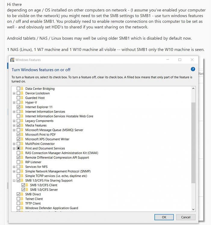 Smb1 Settings Windows 10