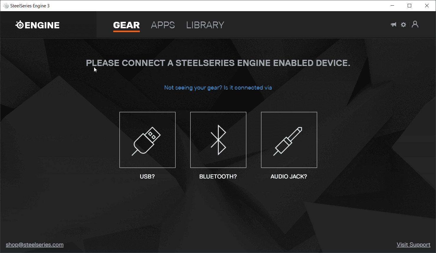 Steelseries Engine 3 Audio Jack