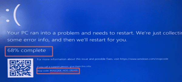 Bugcode_Ndis_Driver Error- Bsod