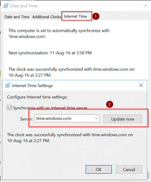 Windowsupdate 80072F8F Fix Sync Internet Time In Windows