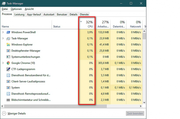 Task Manager Not Showing Processes Correctly 1809