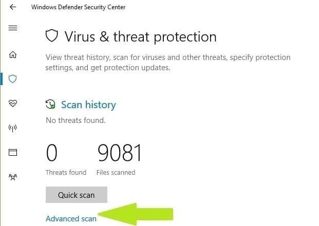 Virus Scan To Protect Windows 10 And Fix Output Problem