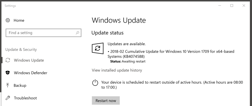 Windows 10 Error Code