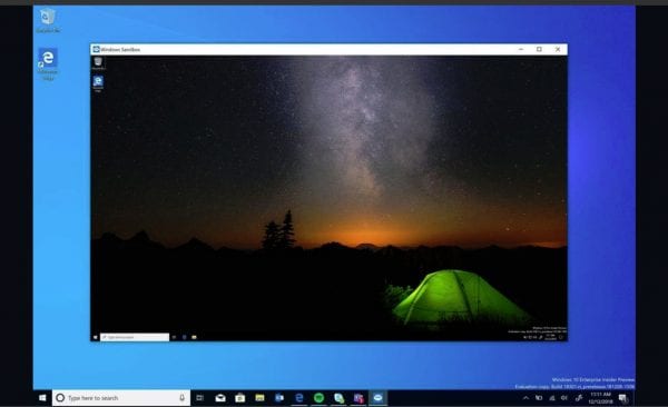 Windows 10 Sandbox 1903 Release