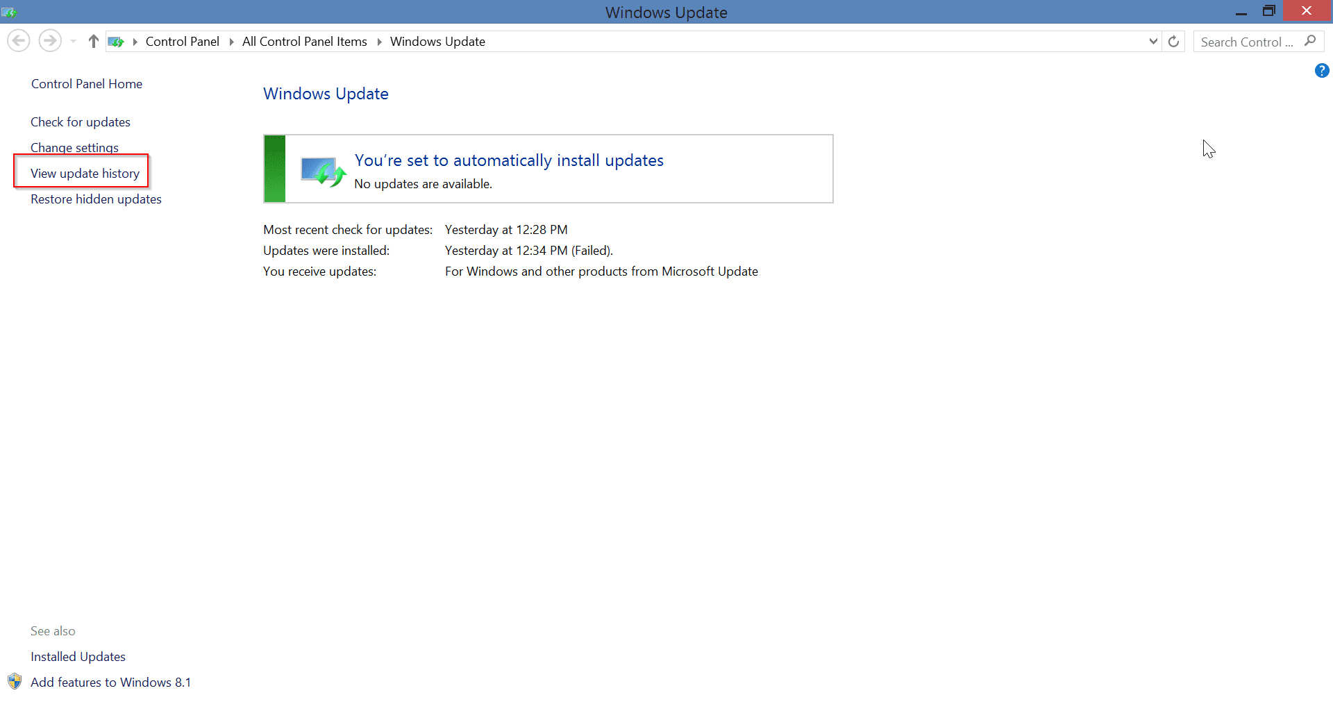 Windows-Update-History